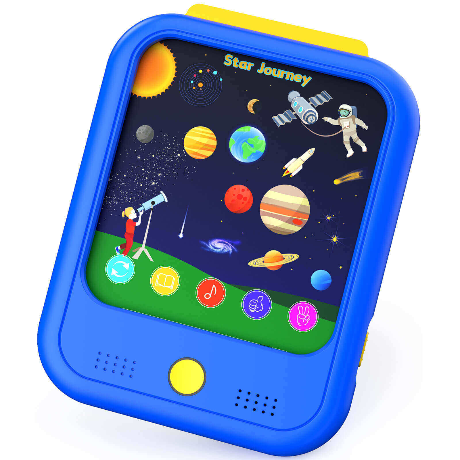 Qiaojoy Kids Learning Tablet Educational Learning Pad (20 Thematic Worlds)