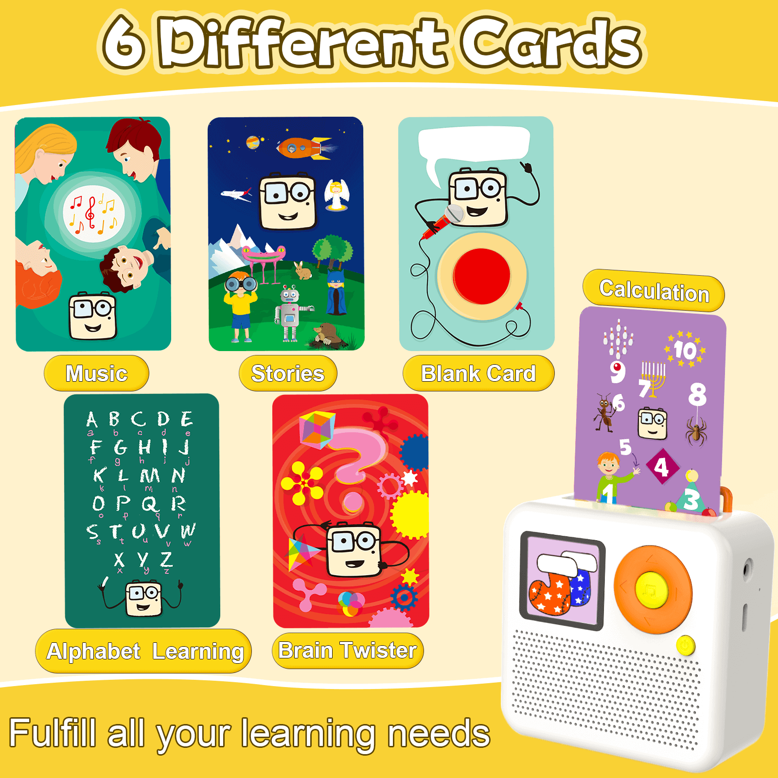 Qiaojoy Giggaboo Functional Learning Cards