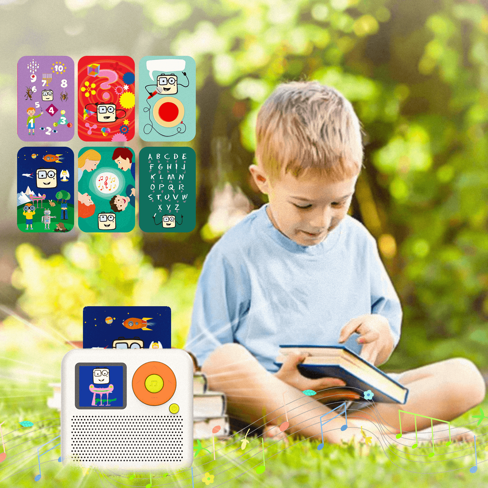 Qiaojoy Giggaboo Functional Learning Cards