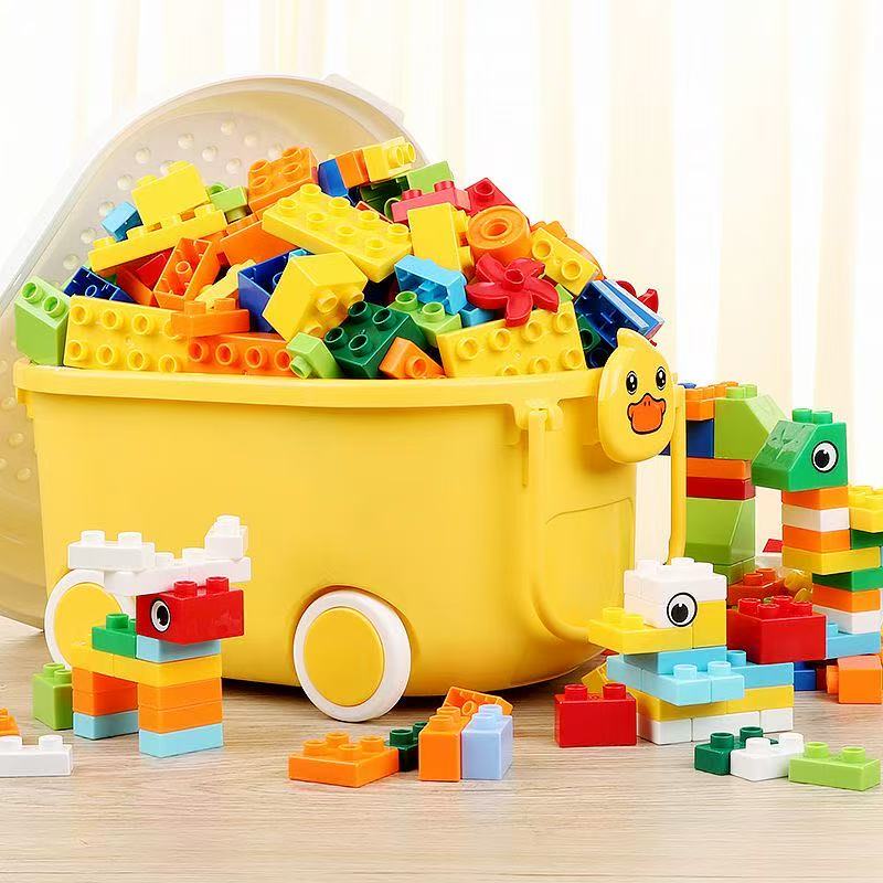 Ciaojoy Large Building Blocks for Kids Ages 3-10 - Creative Track & Slide Blocks, Compatible Bricks for Boys & Girls