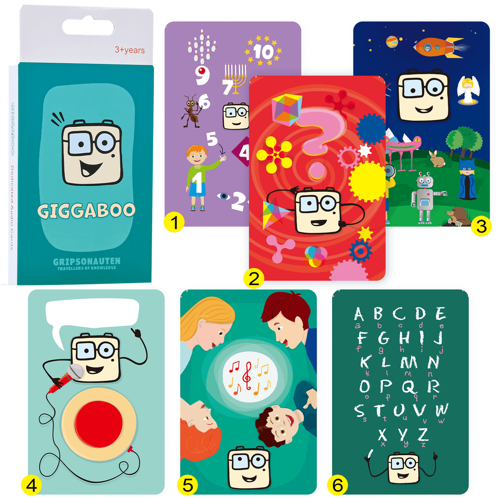 Qiaojoy Giggaboo Functional Learning Cards