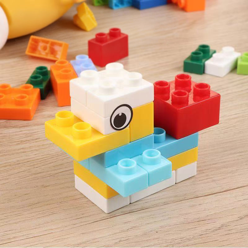 Ciaojoy Large Building Blocks for Kids Ages 3-10 - Creative Track & Slide Blocks, Compatible Bricks for Boys & Girls